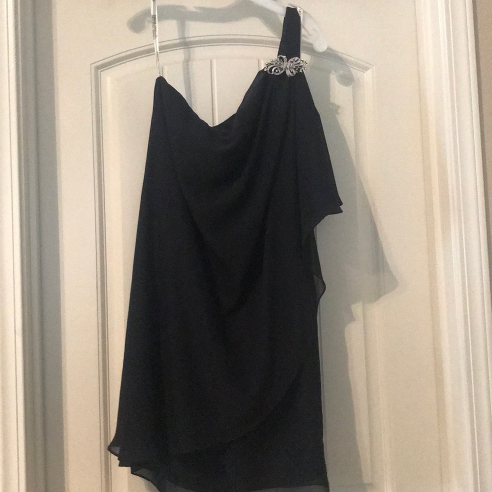 Black cocktail dress